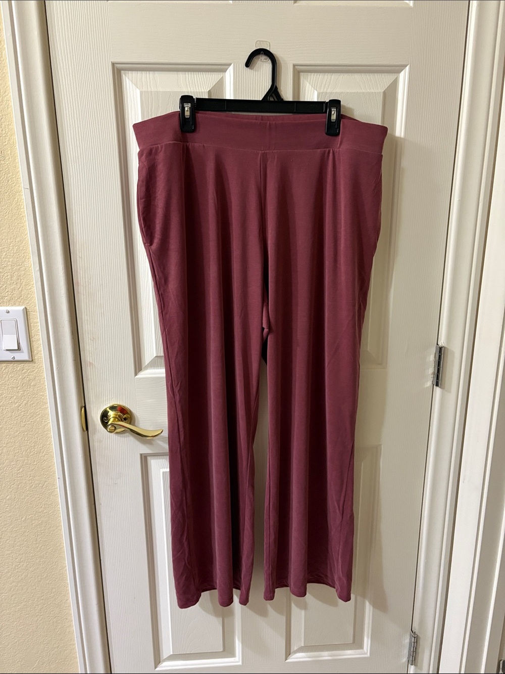 Women's Wide-Leg Pants in Dusty Rose